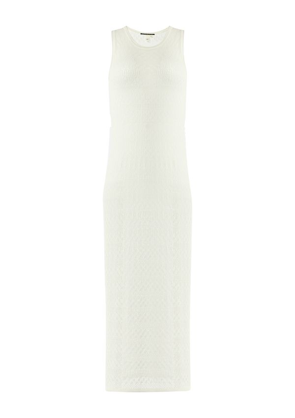 QS QS Pletena obleka  bela