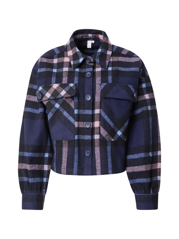 QS QS Prehodna jakna  mornarska / svetlo modra / sliva