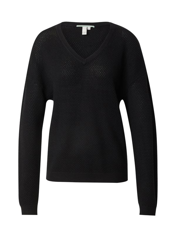 QS QS Pulover  črna