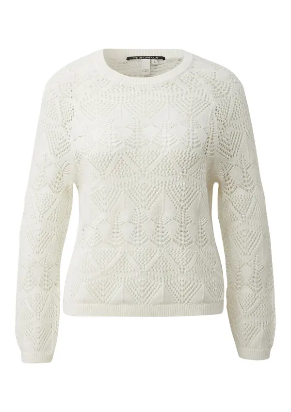 QS QS Pulover  kremna