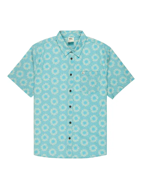 QUIKSILVER QUIKSILVER Funkcionalna srajca 'Apero Classic'  svetlo modra / bela