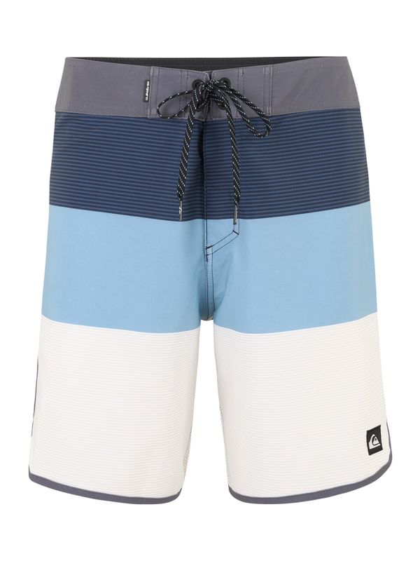 QUIKSILVER QUIKSILVER Kratke hlače za surfanje 'SURFSILK TIJUANA 18'  mornarska / svetlo modra / siva / bela