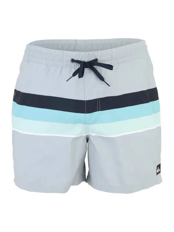 QUIKSILVER QUIKSILVER Kratke kopalne hlače 'EVERYDAY VOLLEY'  svetlo modra / svetlo siva / svetlo zelena / črna