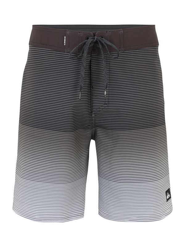 QUIKSILVER QUIKSILVER Kratke kopalne hlače 'SURFSILK MASSIVE 18'  siva / temno siva / črna / bela