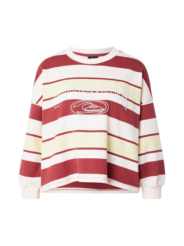 QUIKSILVER QUIKSILVER Majica 'BRIGHTCW'  rjasto rjava / pastelno rumena / naravno bela
