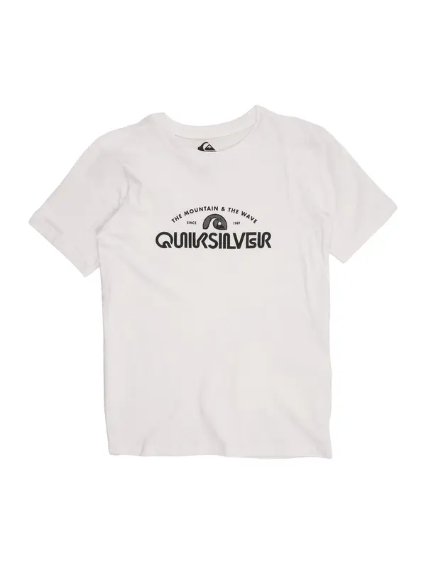 QUIKSILVER QUIKSILVER Majica  črna / bela