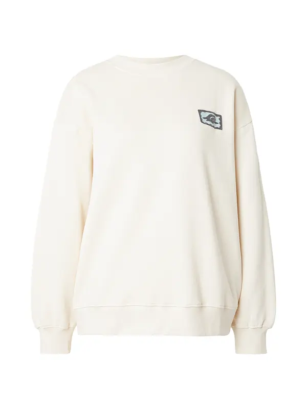 QUIKSILVER QUIKSILVER Majica  svetlo modra / črna / naravno bela