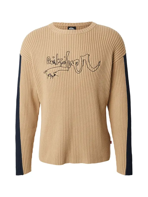 QUIKSILVER QUIKSILVER Športen pulover  bež / mornarska / črna / bela