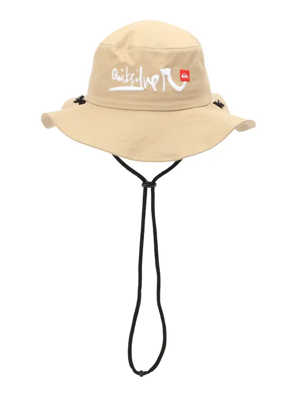 QUIKSILVER QUIKSILVER Športna kapa 'BUSHMASTER'  bež / rdeča / bela