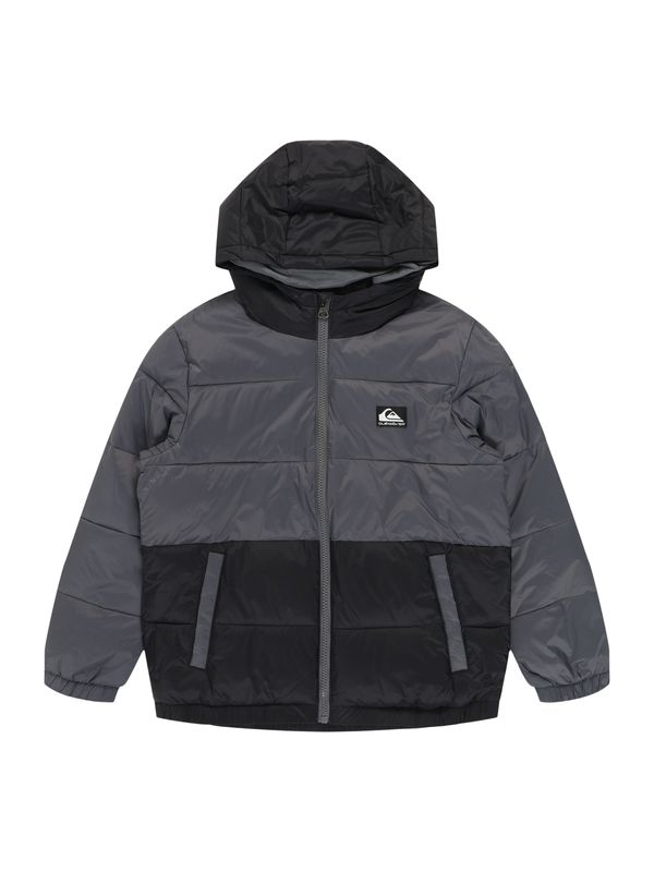 QUIKSILVER QUIKSILVER Zunanja jakna 'WOLFS SHOULDER'  siva / črna / bela