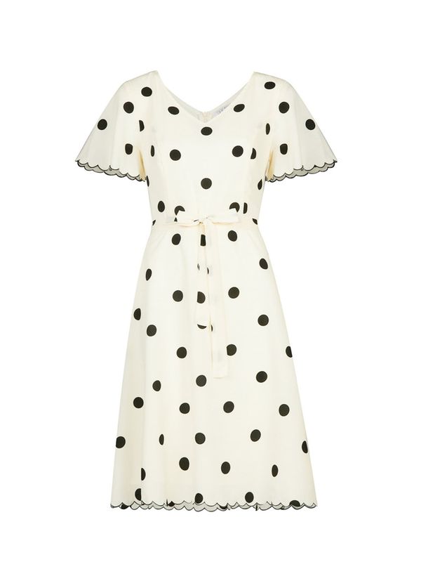 Quiosque Quiosque Obleka '4JU007'  črna / bela