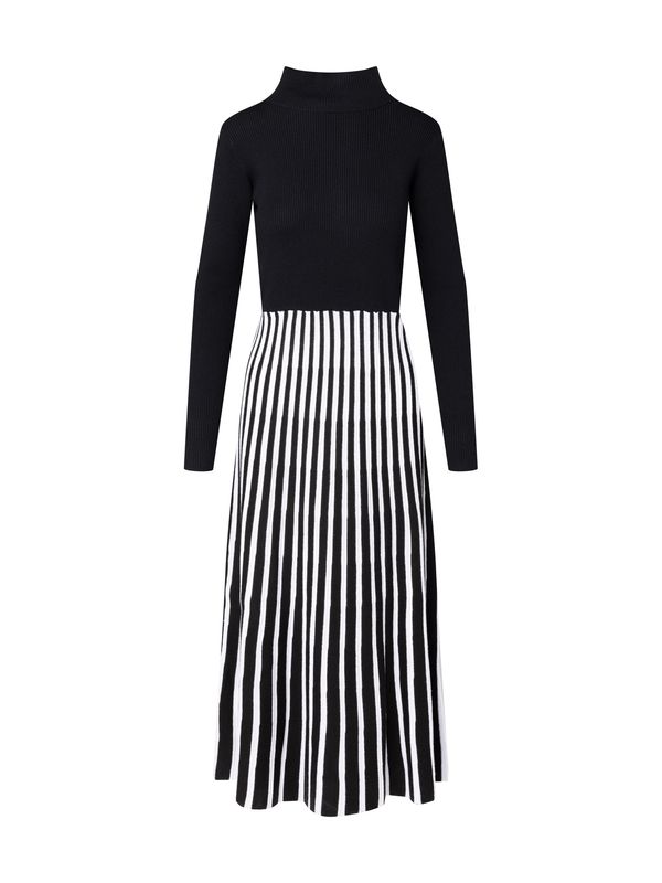 Quiosque Quiosque Pletena obleka  črna / bela