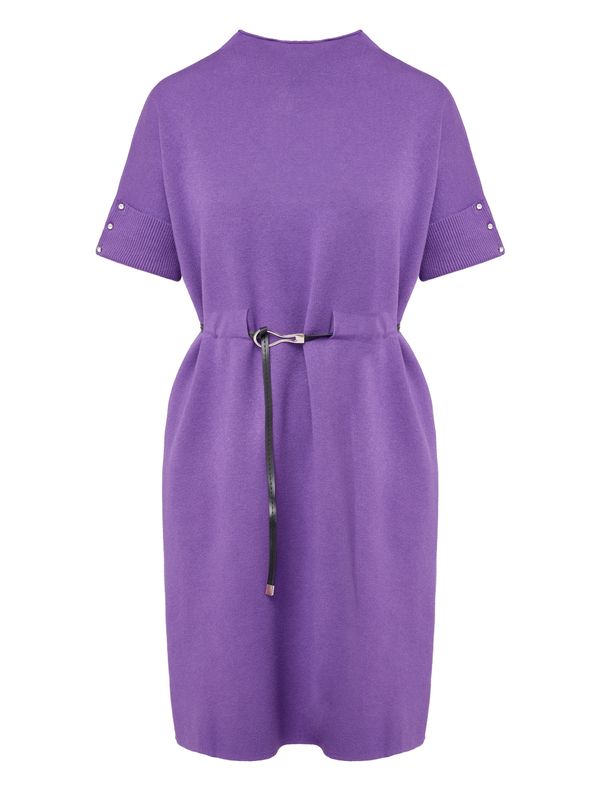 Quiosque Quiosque Pletena obleka  temno liila