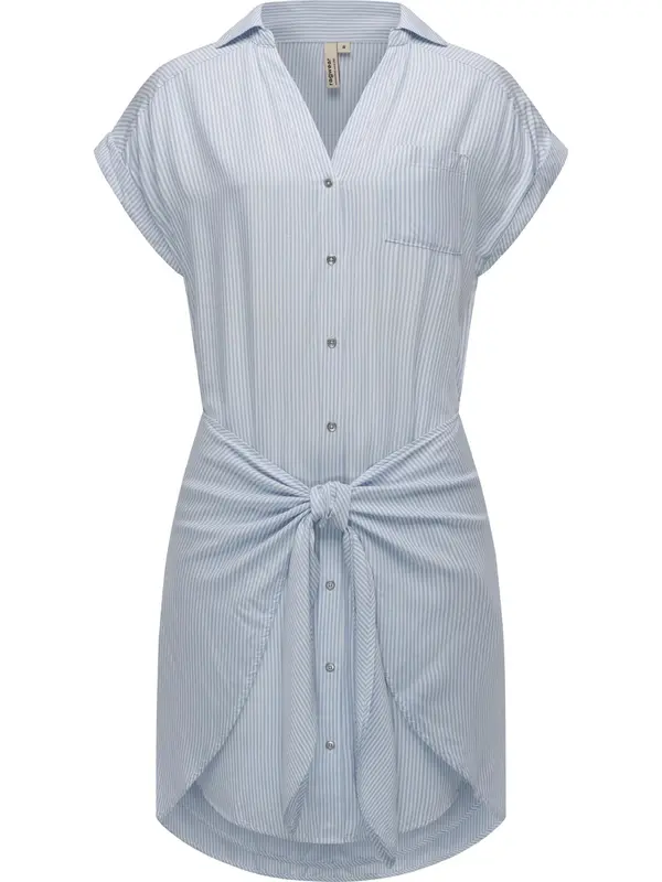 Ragwear Ragwear Dolga srajca 'Bahaya'  svetlo modra / bela