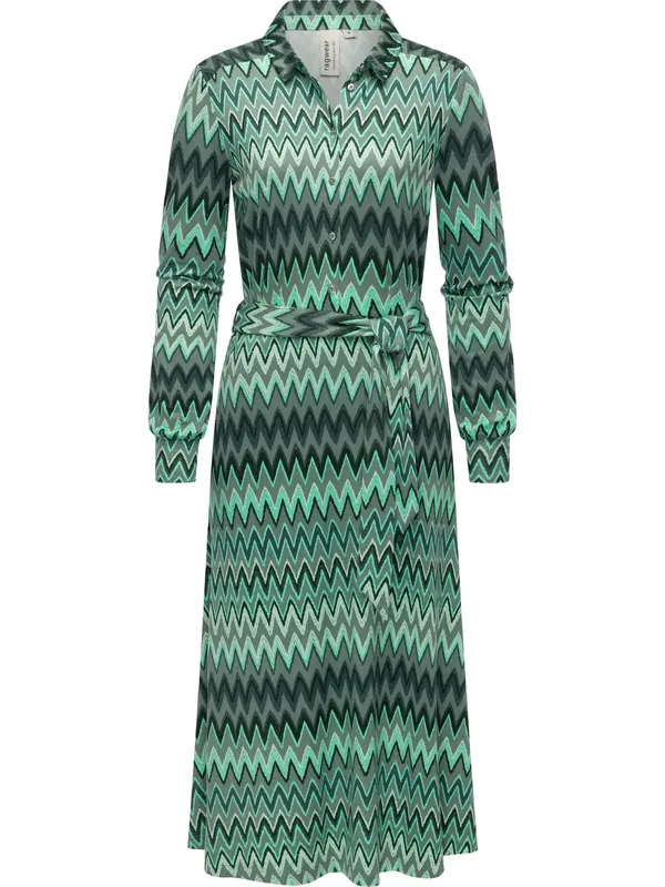 Ragwear Ragwear Dolga srajca 'Plantee'  zelena / smaragd / jelka / pastelno zelena