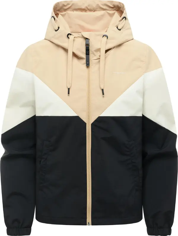 Ragwear Ragwear Funkcionalna jakna 'Rochele'  bež / črna / bela