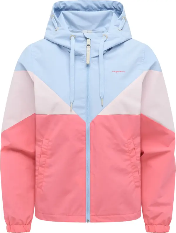 Ragwear Ragwear Funkcionalna jakna 'Rochele'  svetlo modra / roza / malina