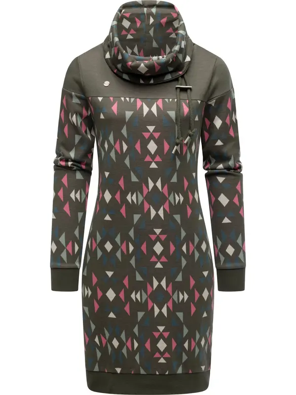 Ragwear Ragwear Obleka 'Chlloe Aztec'  modra / meta / jelka / pitaja