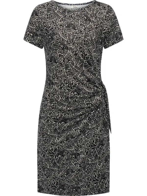 Ragwear Ragwear Obleka 'Knotta'  črna / bela