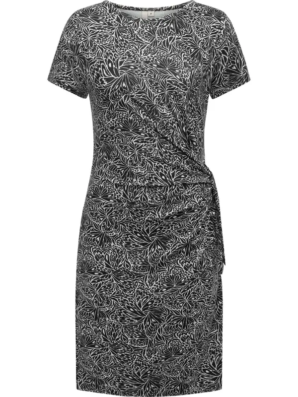 Ragwear Ragwear Obleka 'Knotta'  nočno modra / bela