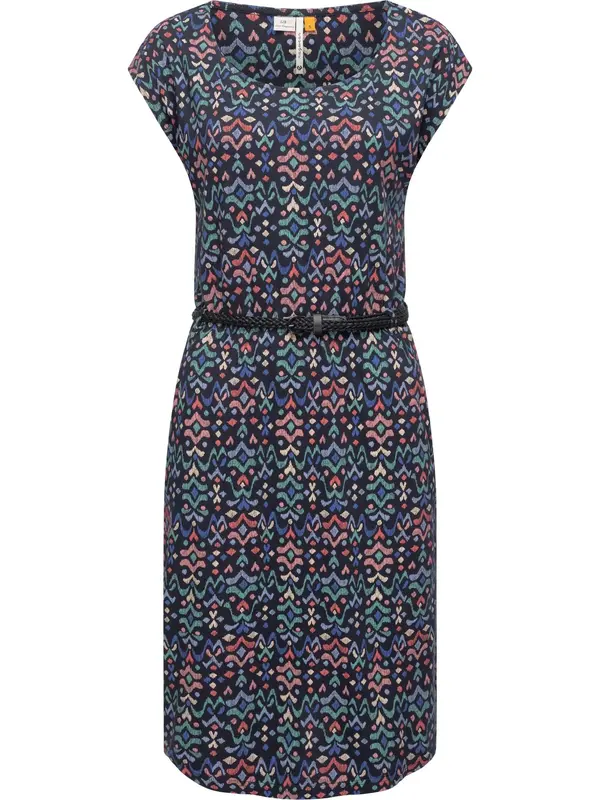 Ragwear Ragwear Obleka 'Lilithe Ikat'  temno modra / roza