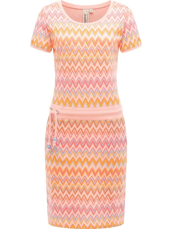 Ragwear Ragwear Obleka 'Youmodo'  svetlo modra / rjava / večbarvno oranžna