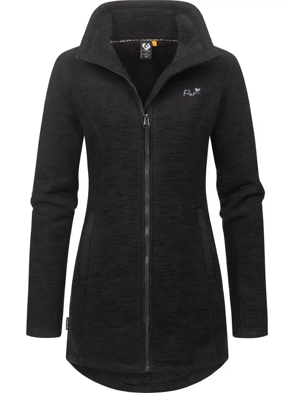Ragwear Ragwear Pletena jopa 'Miram'  črna / bela