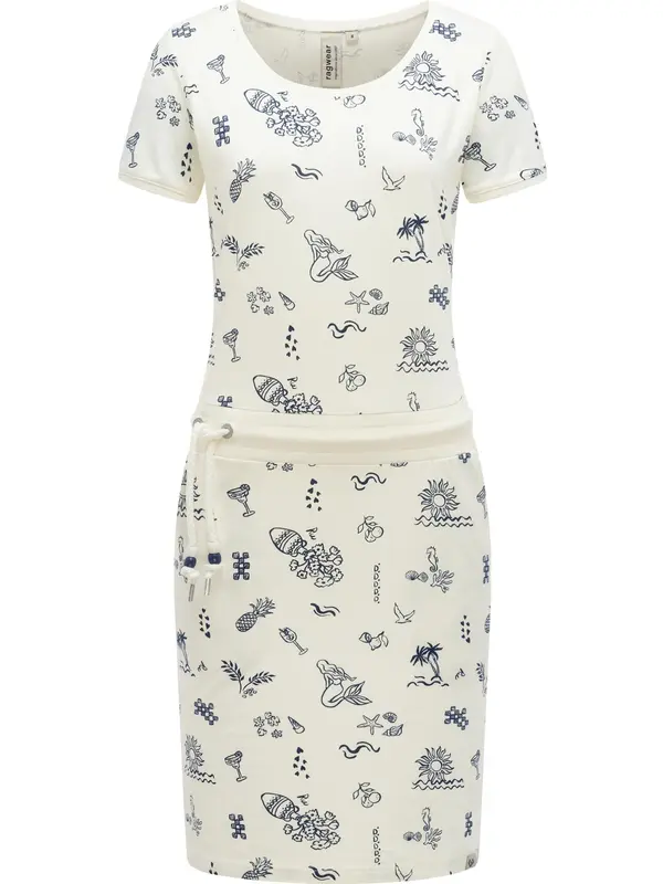 Ragwear Ragwear Poletna obleka  slonovina / temno modra