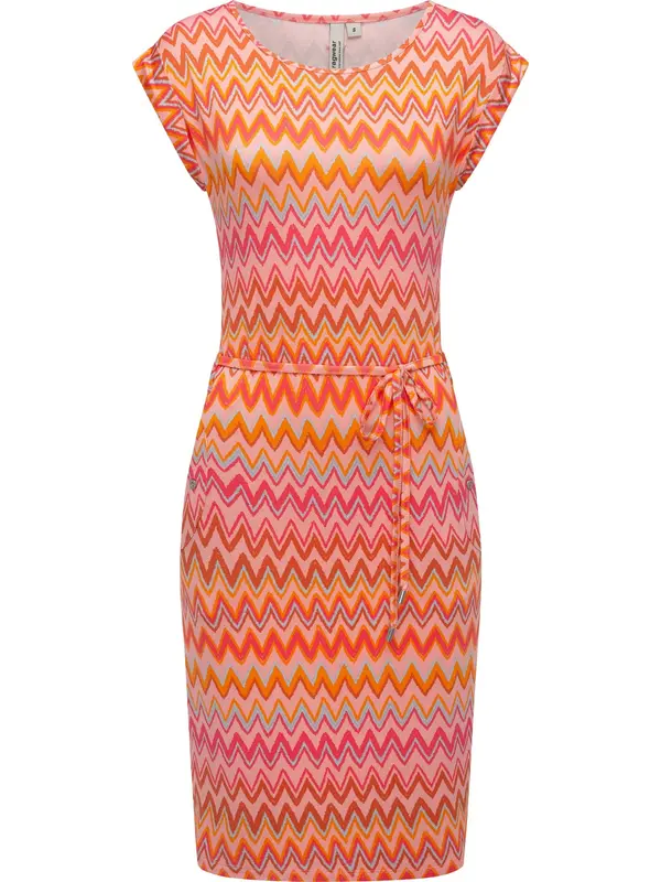 Ragwear Ragwear Poletna obleka 'Taggien'  lila / večbarvno oranžna / roza / roza