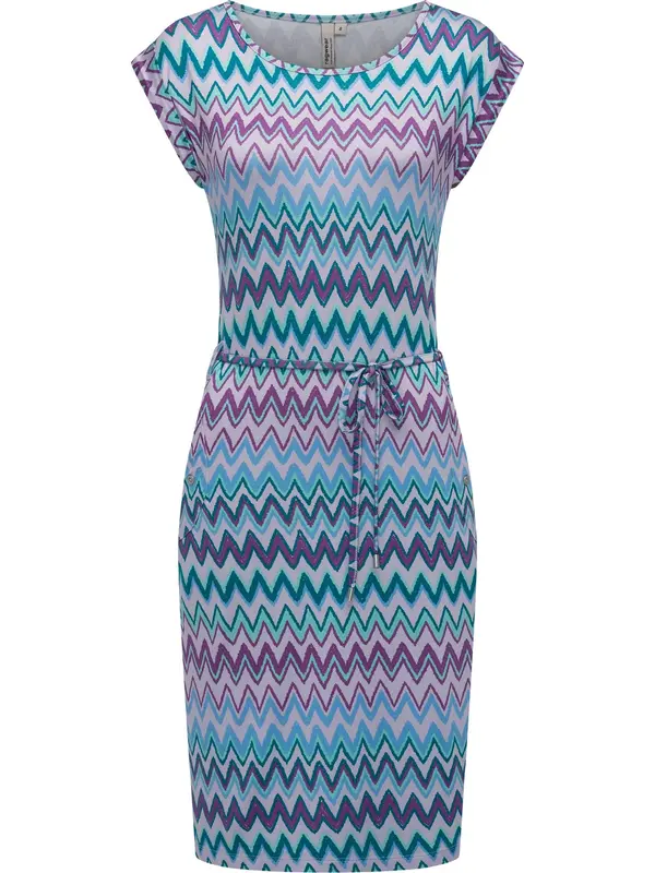 Ragwear Ragwear Poletna obleka 'Taggien'  turkizna / svetlo modra / majnica / sivka