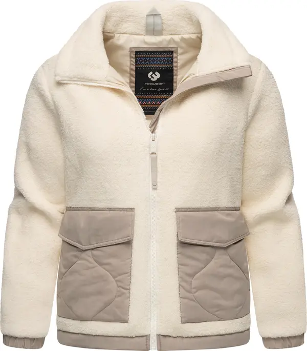 Ragwear Ragwear Prehodna jakna 'Arctika'  temno siva / volneno bela