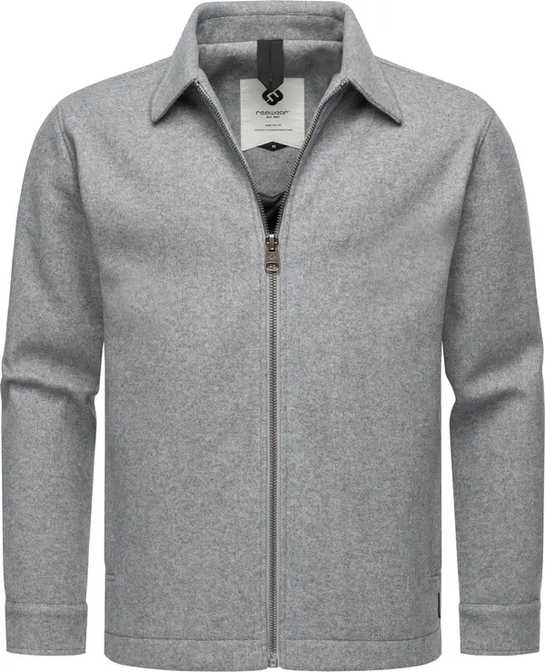 Ragwear Ragwear Prehodna jakna 'Azzte Felt'  pegasto siva