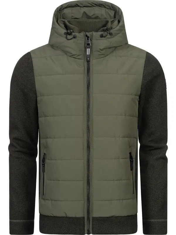Ragwear Ragwear Prehodna jakna 'Doryan'  temno siva / oliva