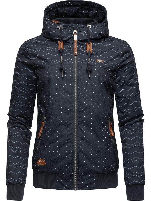 Ragwear Ragwear Prehodna jakna 'Nuggie'  mornarska / bela