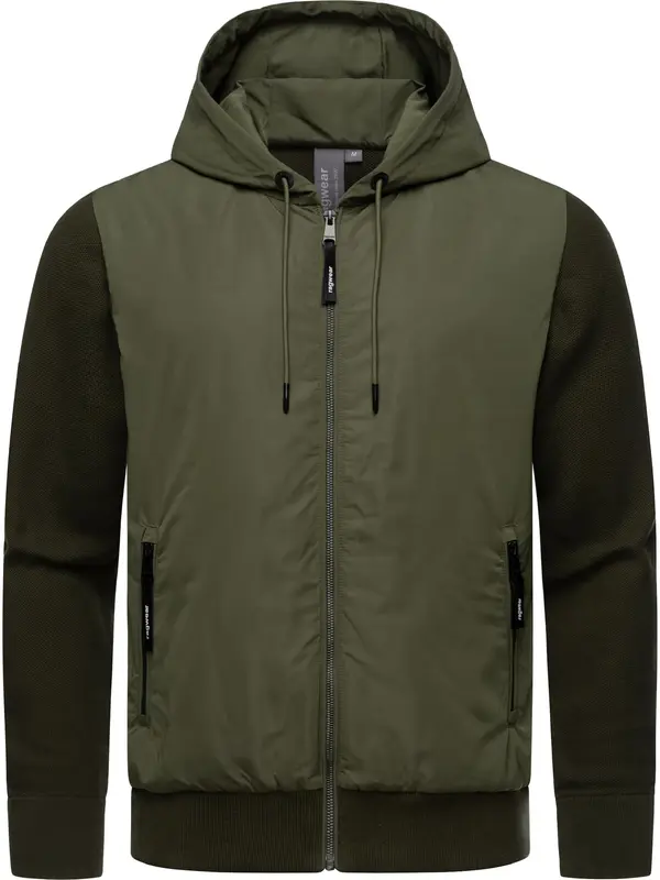 Ragwear Ragwear Prehodna jakna 'Ronel'  zelena / temno zelena