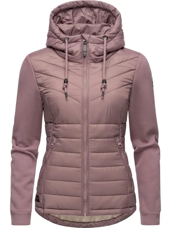 Ragwear Ragwear Prehodna jakna 'Sandrra'  mauve / črna