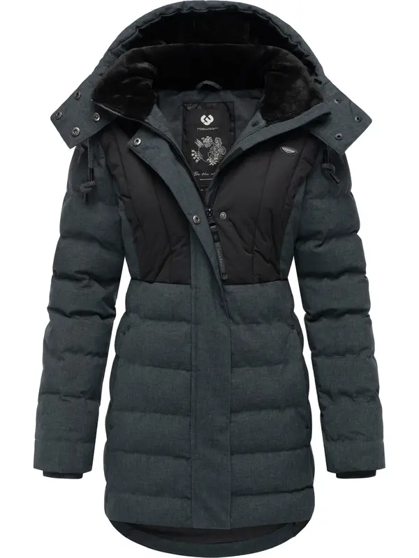 Ragwear Ragwear Zimska jakna 'Ashanta'  temno siva / črna
