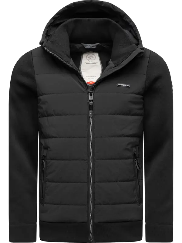 Ragwear Ragwear Zimska jakna 'Doryan'  črna / bela