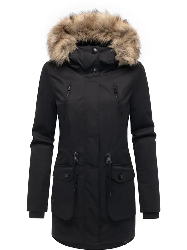 Ragwear Ragwear Zimska jakna 'Ellsa B'  črna