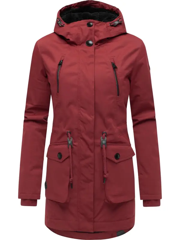 Ragwear Ragwear Zimska jakna 'Ellsa'  ognjeno rdeča