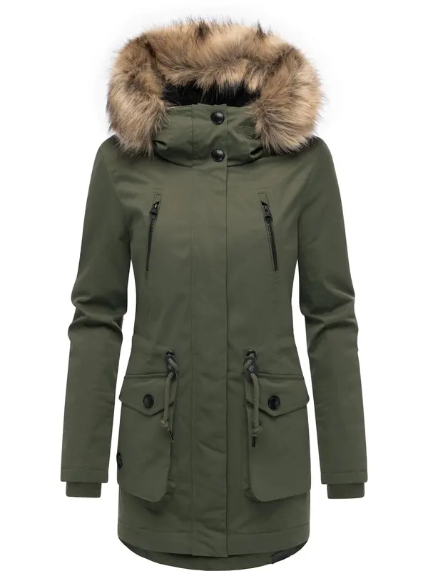 Ragwear Ragwear Zimska jakna 'Ellsa Youmodo'  temno zelena