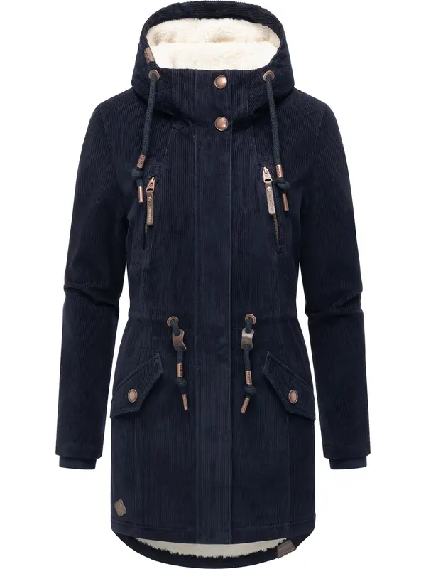 Ragwear Ragwear Zimska jakna 'Ellsie Cordy'  mornarska