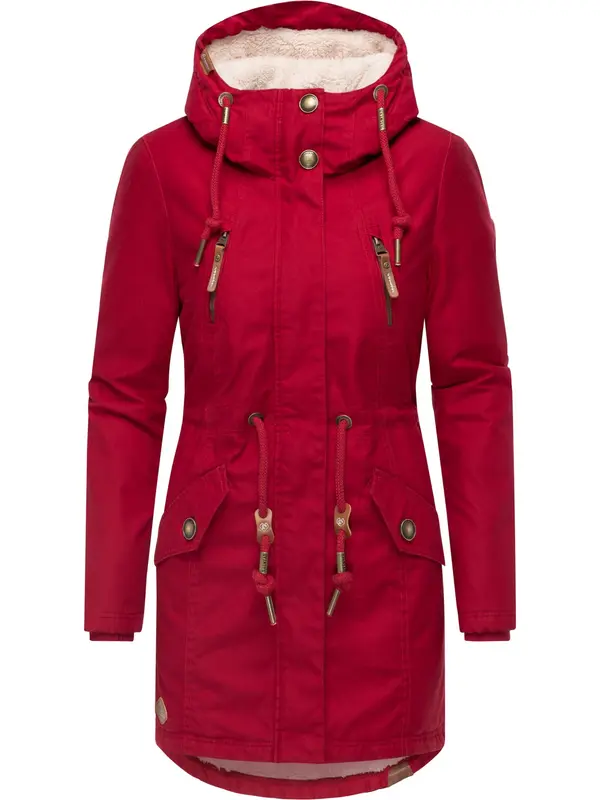 Ragwear Ragwear Zimska jakna 'Elsie'  rdeča