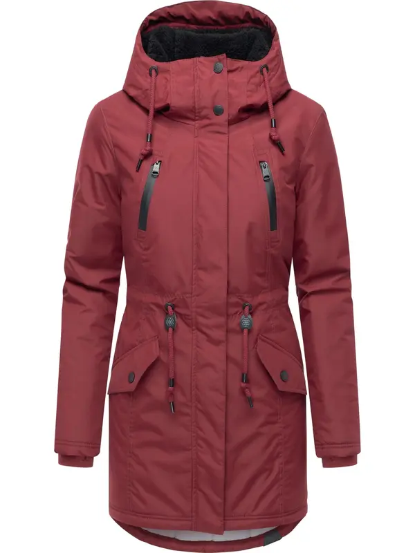 Ragwear Ragwear Zimska jakna 'Elsien'  bordo