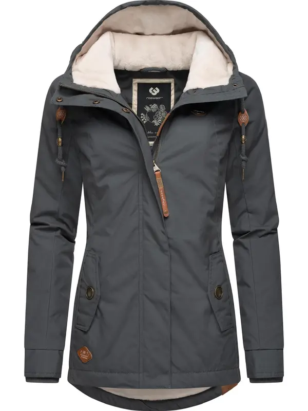 Ragwear Ragwear Zimska jakna 'Monade'  rjava / siva