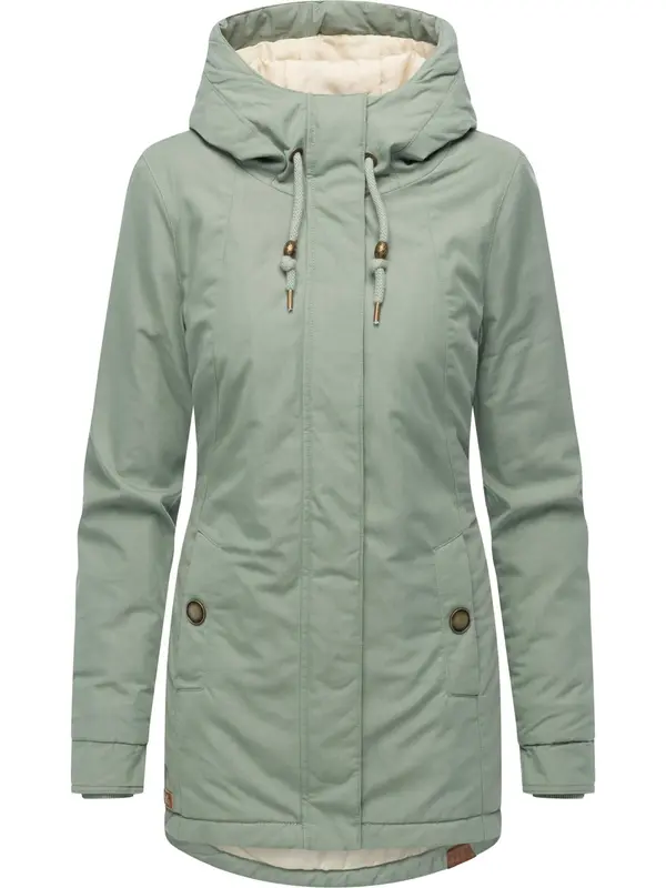 Ragwear Ragwear Zimska jakna 'Monadena'  ecru / pastelno zelena