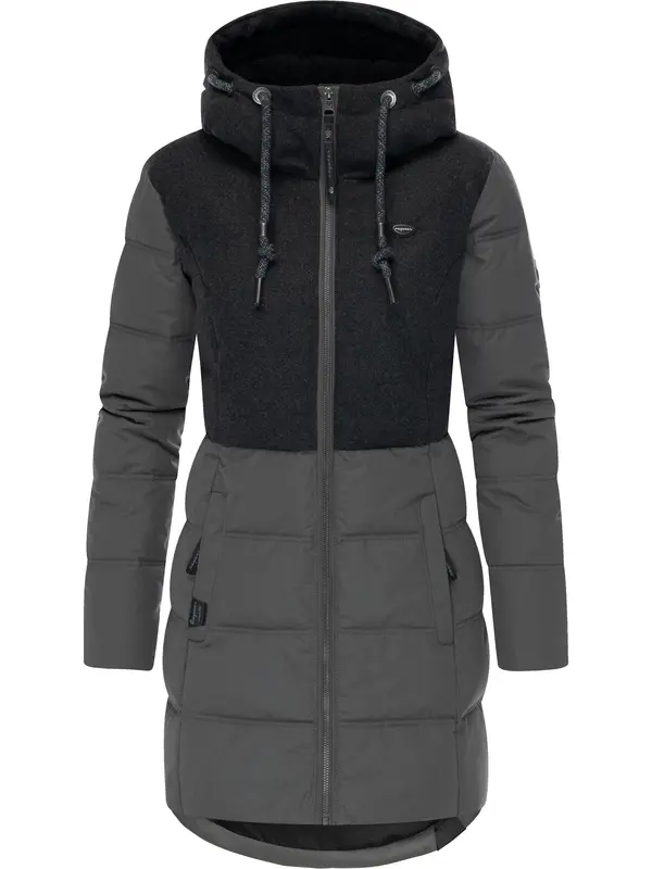 Ragwear Ragwear Zimski plašč 'Ashani'  siva / črna