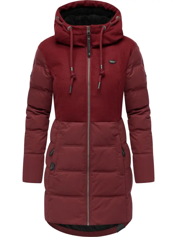 Ragwear Ragwear Zimski plašč 'Ashani'  temno rdeča