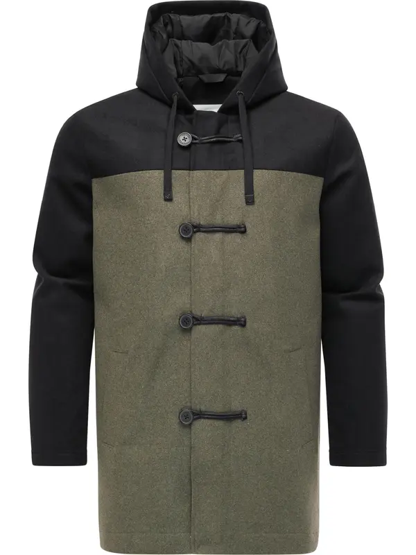 Ragwear Ragwear Zimski plašč 'Dorvan'  oliva / črna
