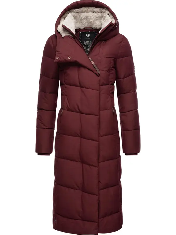 Ragwear Ragwear Zimski plašč 'Pavla'  vinsko rdeča / bela
